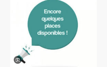 Encore des places disponibles pour la rentrée 2025