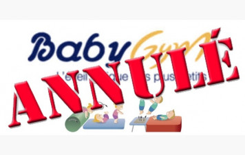 COURS DE BABYGYM DU 27/06/2026 ANNULÉS